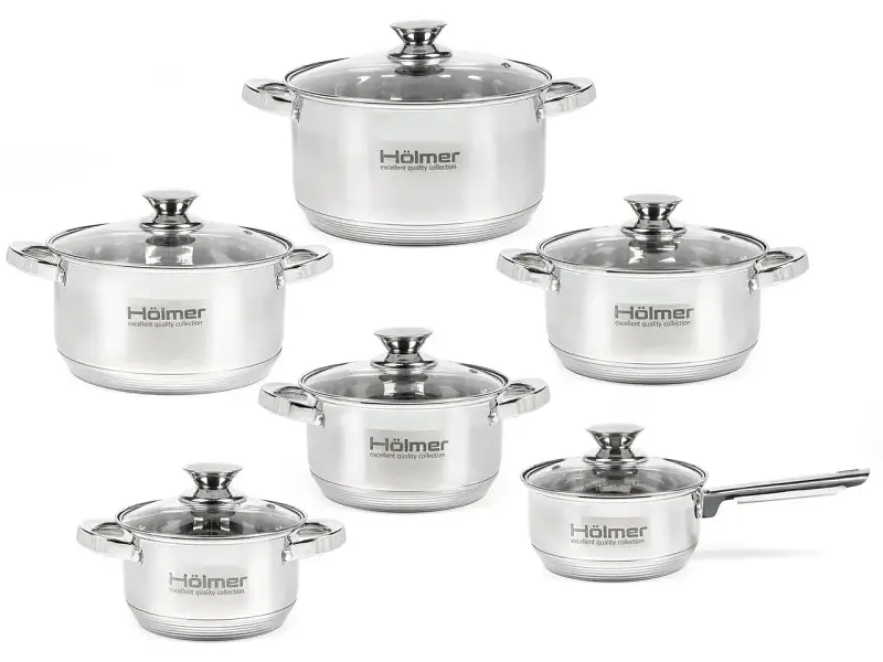 Набір посуду Holmer Tasty Life (CS-1852-SS)
