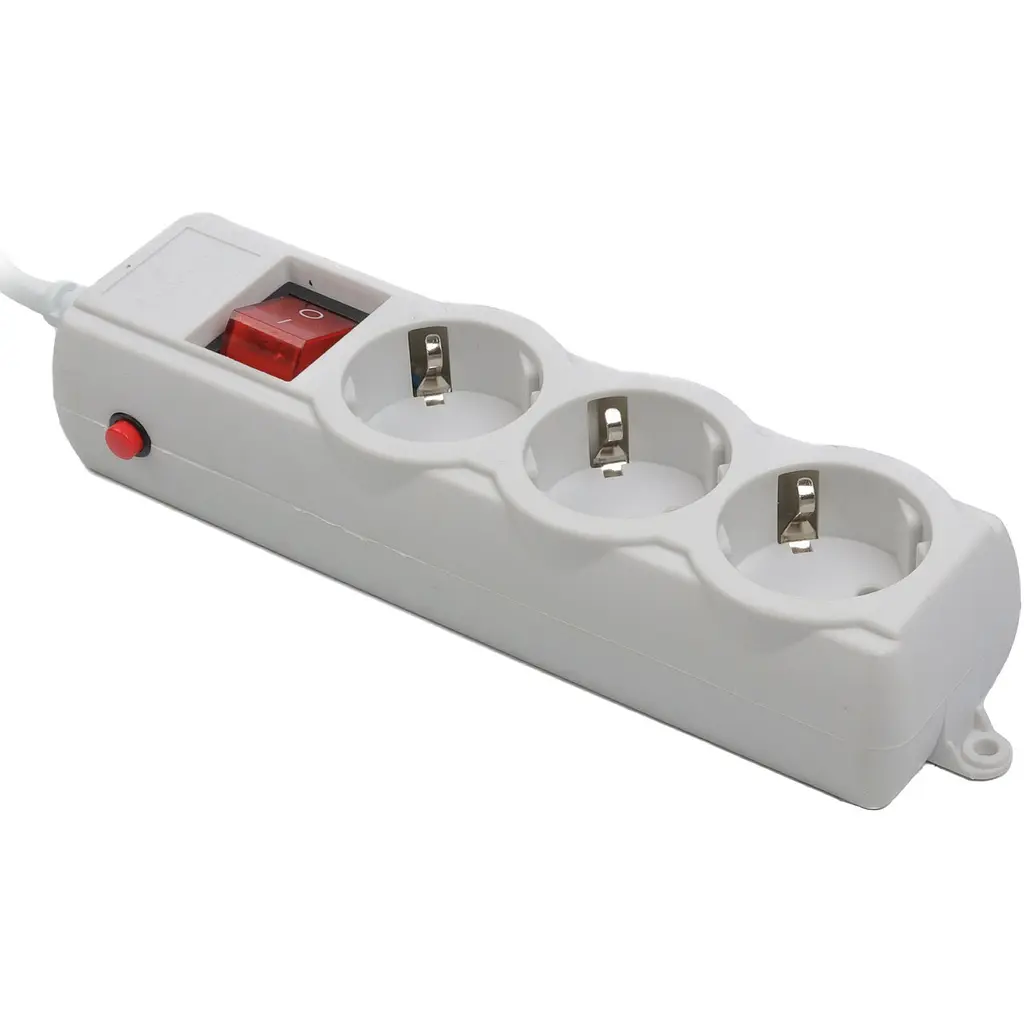 Мережевий фільтр Power filtr 4.5м Gembird, 3 розетки, сірий, 220 В, 50 Гц, 16A - фото 3