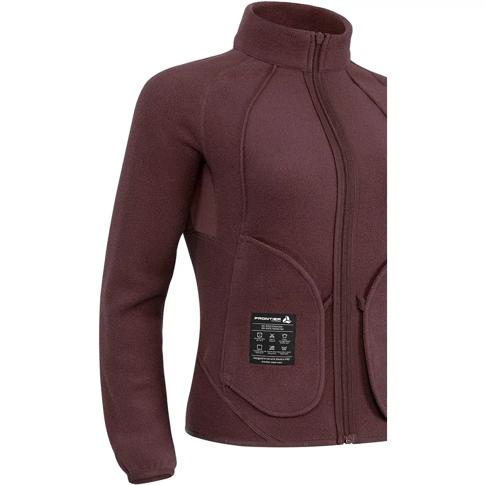 Флісова кофта Frontier SATI XL Fleece 200 Women Jacket Maroon - фото 5