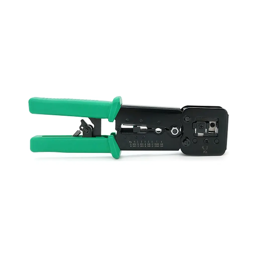 Інструмент Voltronic VegGieg V-E113, для обтиску RJ-45 (8P8C) та RJ-12/11 (6P6C), 4P4C, чорний/зелений, Q10 (V-E113) - фото 2
