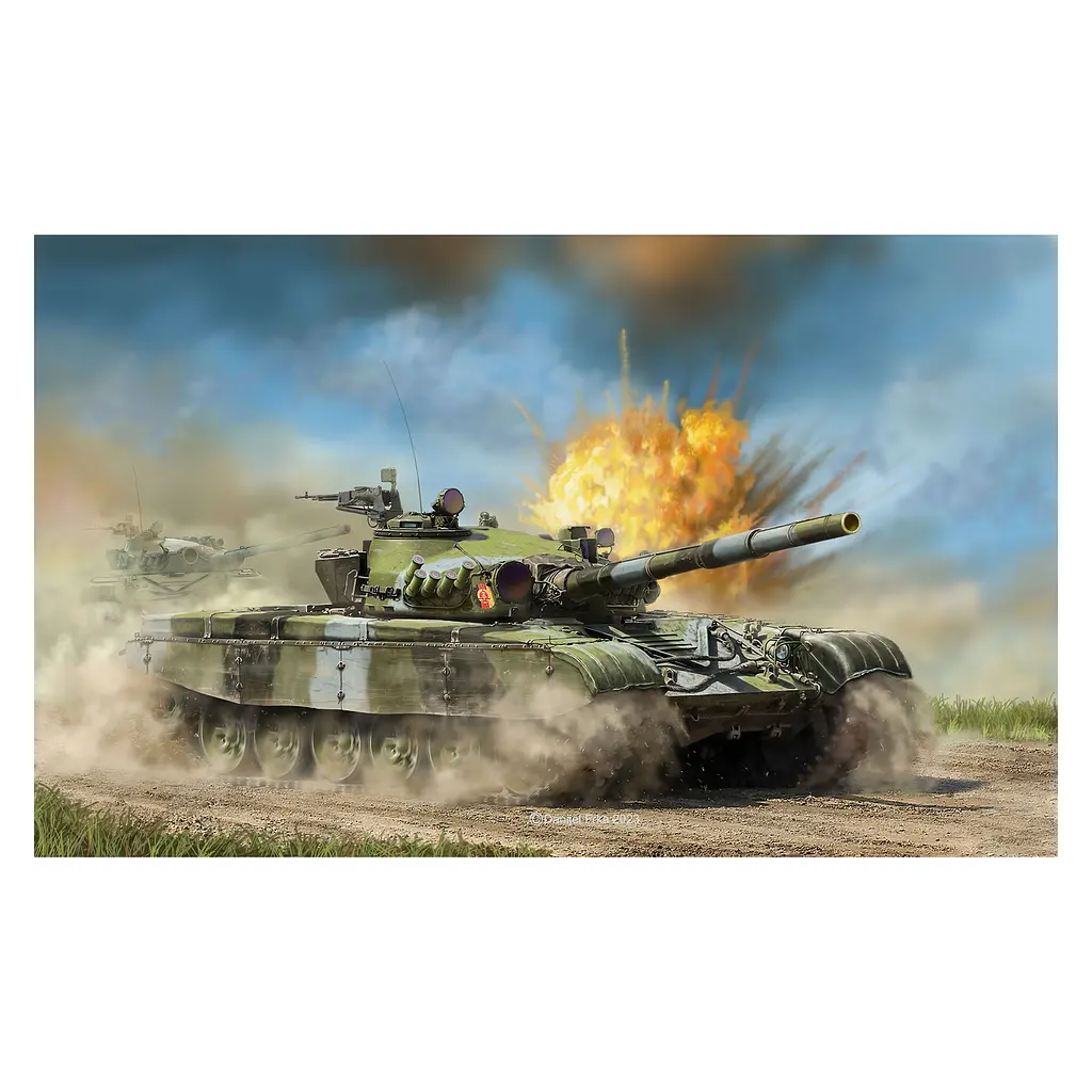 Збірна модель-копія Revell Танк Т-72 М1 рівень 4 масштаб 1:72 (RVL-03357) - фото 3