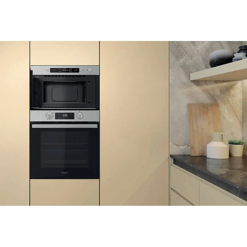 Мікрохвильова піч вбудована Whirlpool 22л 750Вт гриль дисплей нерж - фото 6