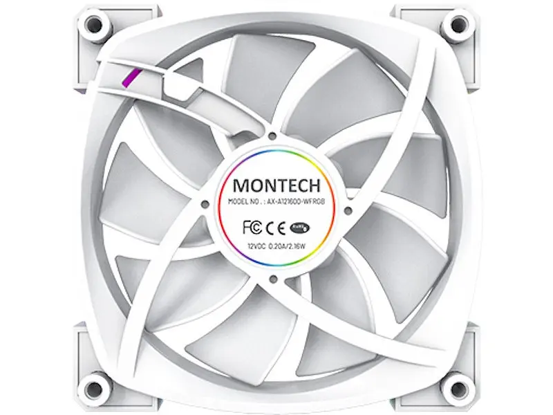 Вентилятор Montech AX120 PWM White - фото 4