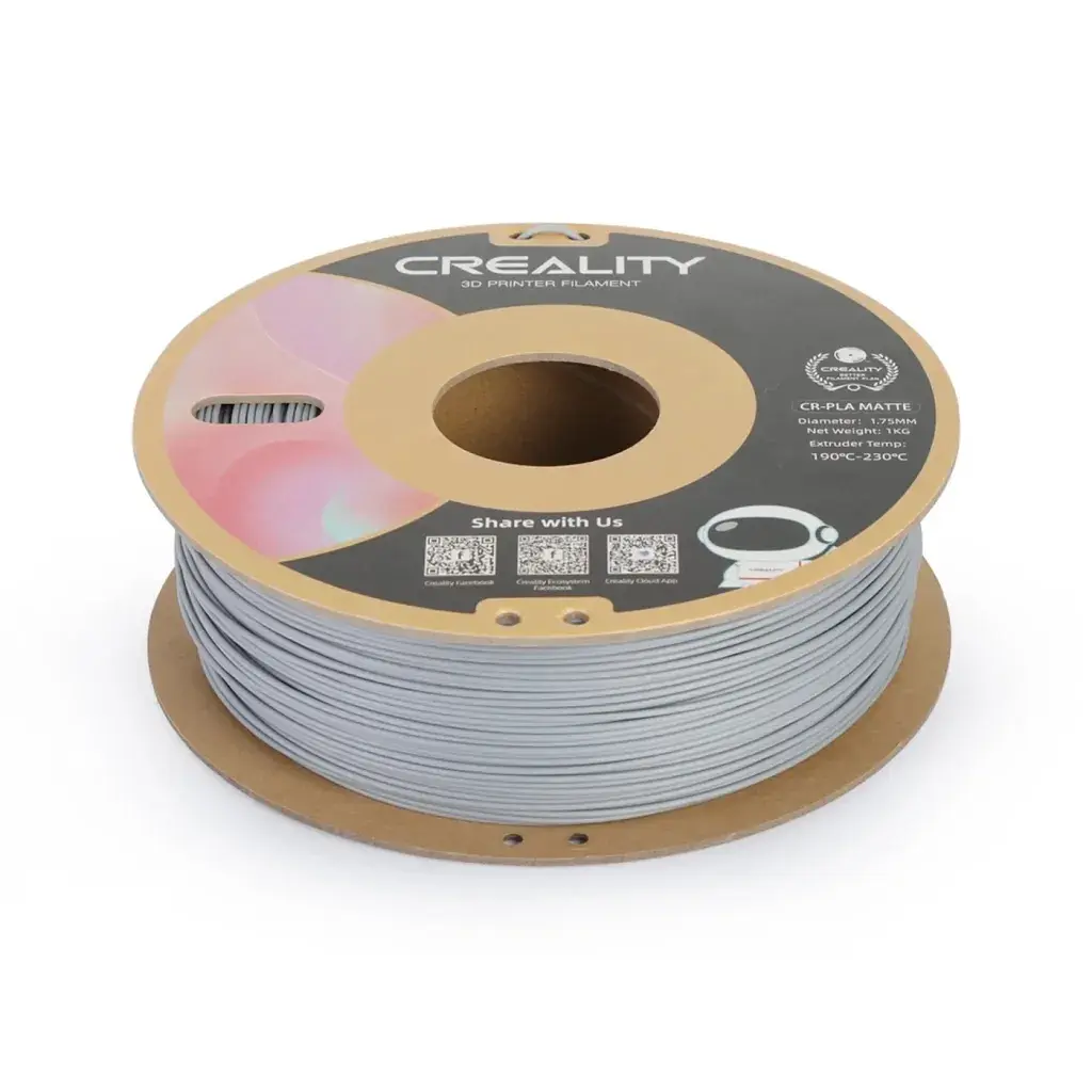 Пластик для 3D-принтера Creality PLA matte 1кг, 1.75мм, gray (3301010299) - фото 2