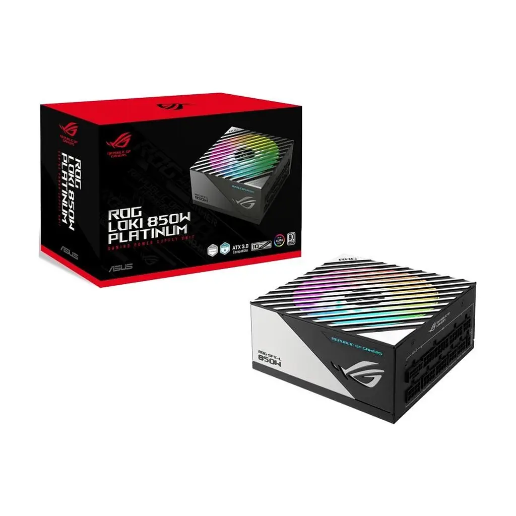 Блок питания ASUS 850W ROG-LOKI-850P-SFX-L-GAMING PCIE5 Platinum (90YE00N3-B0NA00) - фото 4