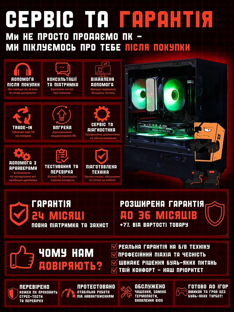 Ігровий ПК Tera Soldier-206Ry (RTX 2060 Super 8GB / Ryzen 5 3500x / 16GB DDR4 / SSD 512GB) - фото 8