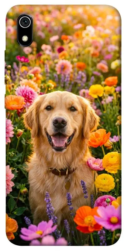 TPU чохол Demsky Flowery labrador для Xiaomi Redmi 7A