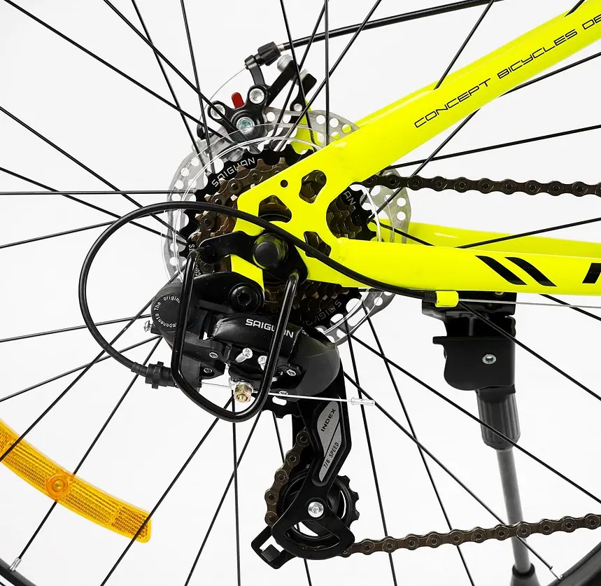 Велосипед спортивний 26" T-26430 Genesis Corso, стальна рама 13'', обладнання Saiguan, 21 швидкість, зібраний на 75% - фото 5