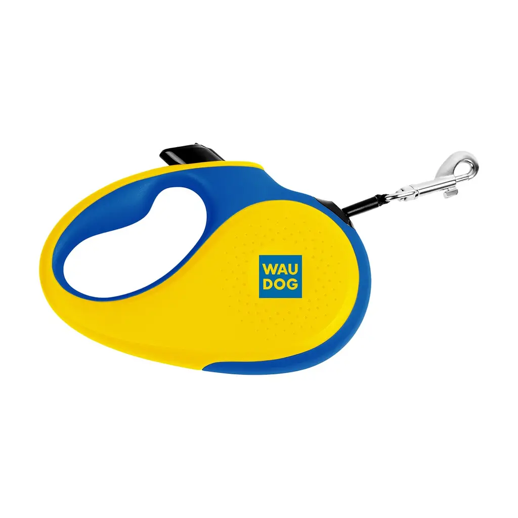 Повідець для собак WAUDOG R-leash Colors of freedom світловідбиваюча стрічка М 5 м (382-4020) - фото 3