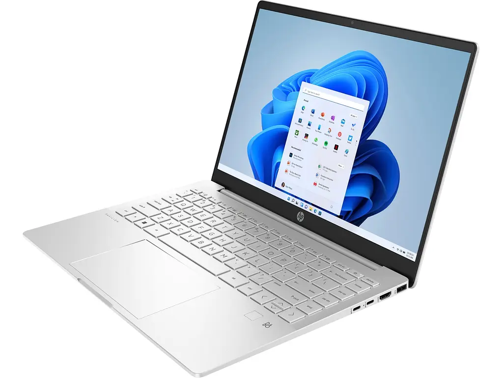 Ноутбук HP Pavilion Plus 14-eh1003ua 14' 2.8K OLED, Intel i7-13700H, 16GB, F1024GB, UMA, DOS, сріблястий (825D7EA) - фото 3