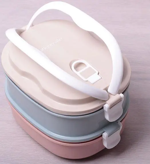 Ланч-бокс Food Box 2 ємності Kamille 20х14.5х13.5 см kuh0009675 - фото 2
