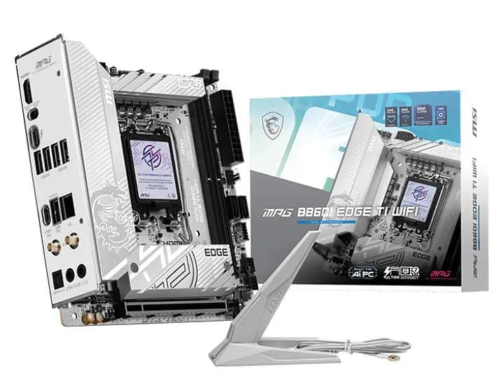 Материнская плата MSI MPG B860I EDGE TI WIFI (MPG B860I EDGE TI WIFI) (Socket 1851, Intel B860, Mini-ITX) - фото 5