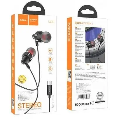 Навушники Hoco Type-C Delight wired digital earphone with microphone M90 ​​|1.2M| 000008323-up - фото 2