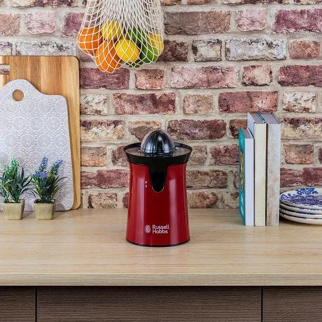 Соковитискач для цитрусових (цитрус-прес) Russell Hobbs Colours Plus+ Red 26010-56 - фото 8