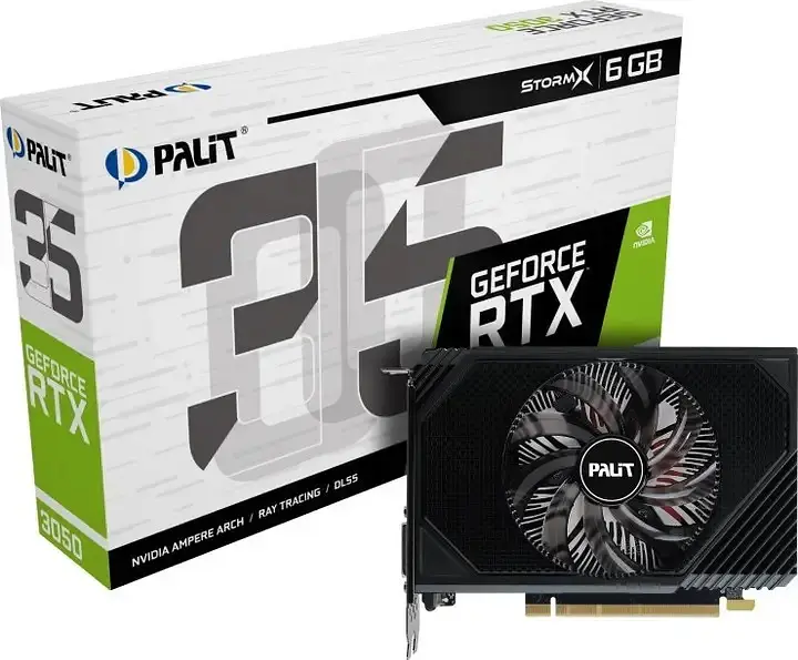 Видеокарта Palit GeForce RTX 3050 StormX 6Gb GDDR6 - фото 6