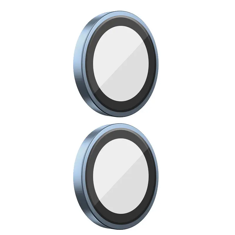 Захисне скло Metal на камеру для Apple iPhone 16 (6.1") Blueo teh0031482 - фото 2