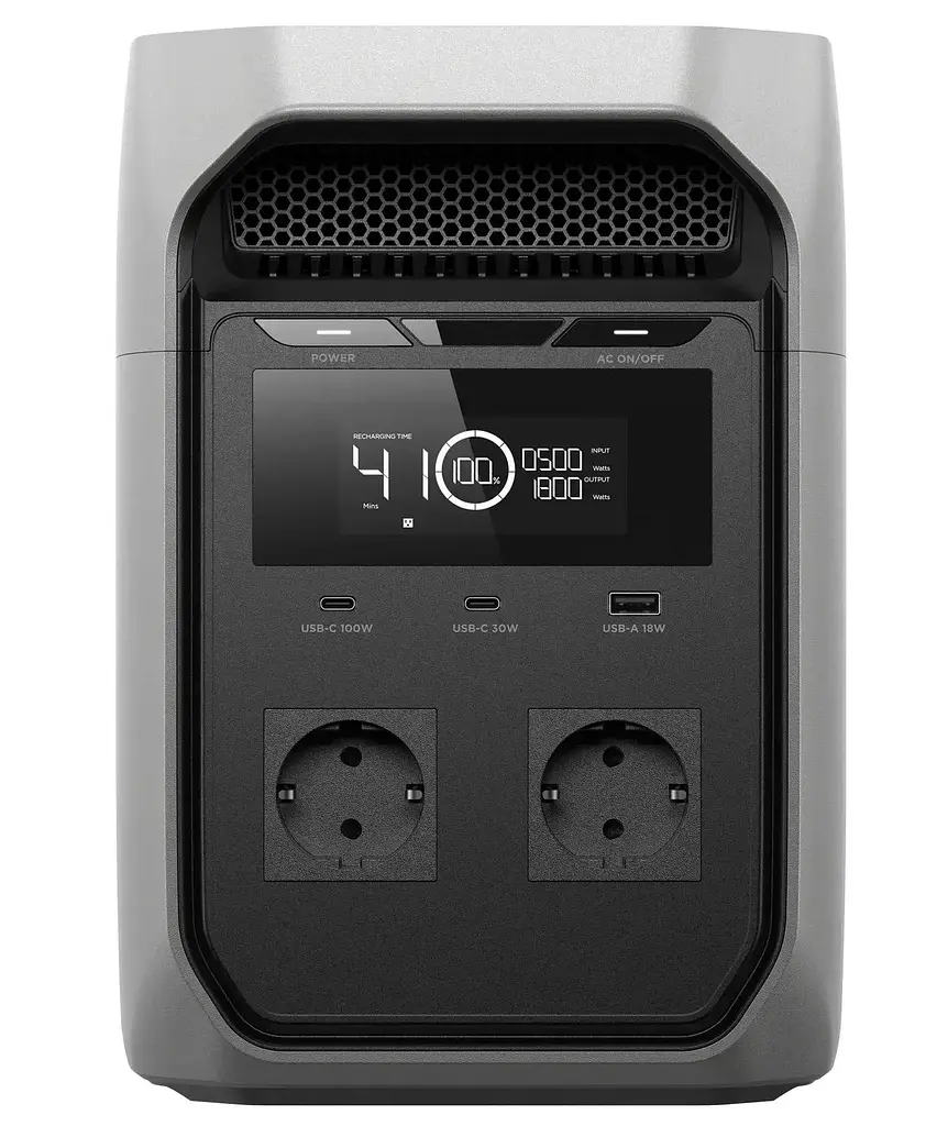 Зарядна станція EcoFlow DELTA 3 Classic / 1800 Вт / 1024 Вт/ч / LiFePO4 (EFDELTA3C-EU-CBox-L) - фото 4