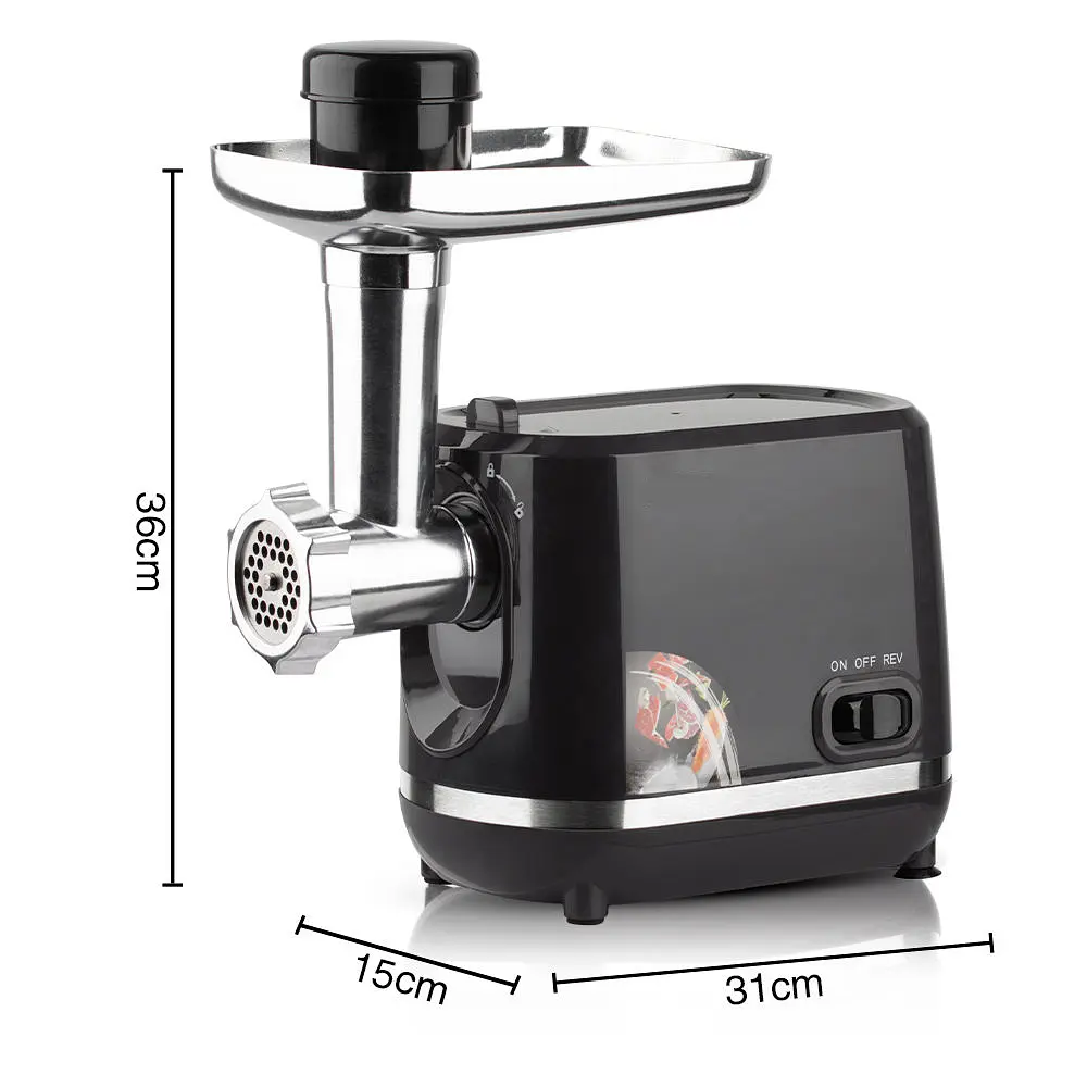 М'ясорубка побутова електрична XPRO R3395 1200 Вт з функцією реверсу сіра (41314-3395_1318) - фото 3