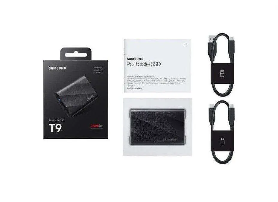 SSD накопитель Samsung T9 2TB Black (MU-PG2T0B) - фото 6