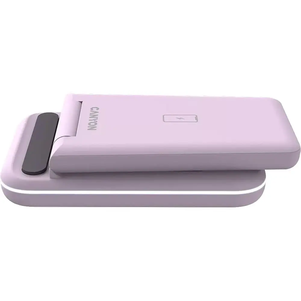 Зарядное устройство Canyon WS-304 3 в 1 QI Iced Pink (CNS-WCS304IP) - фото 4