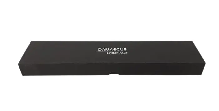 Ніж слайсер Damascus DK-OK 4003 AUS-10 дамаська сталь 67 шарів лезо 20 см - фото 10