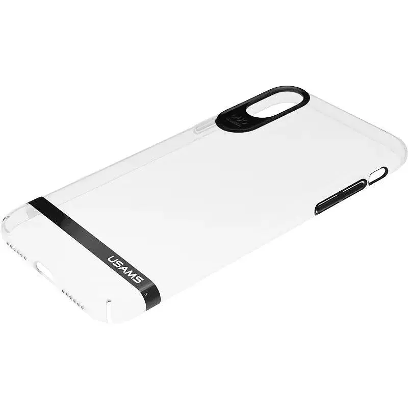 Чохол-накладка Usams Q-plating Series Apple iPhone X Black - фото 3