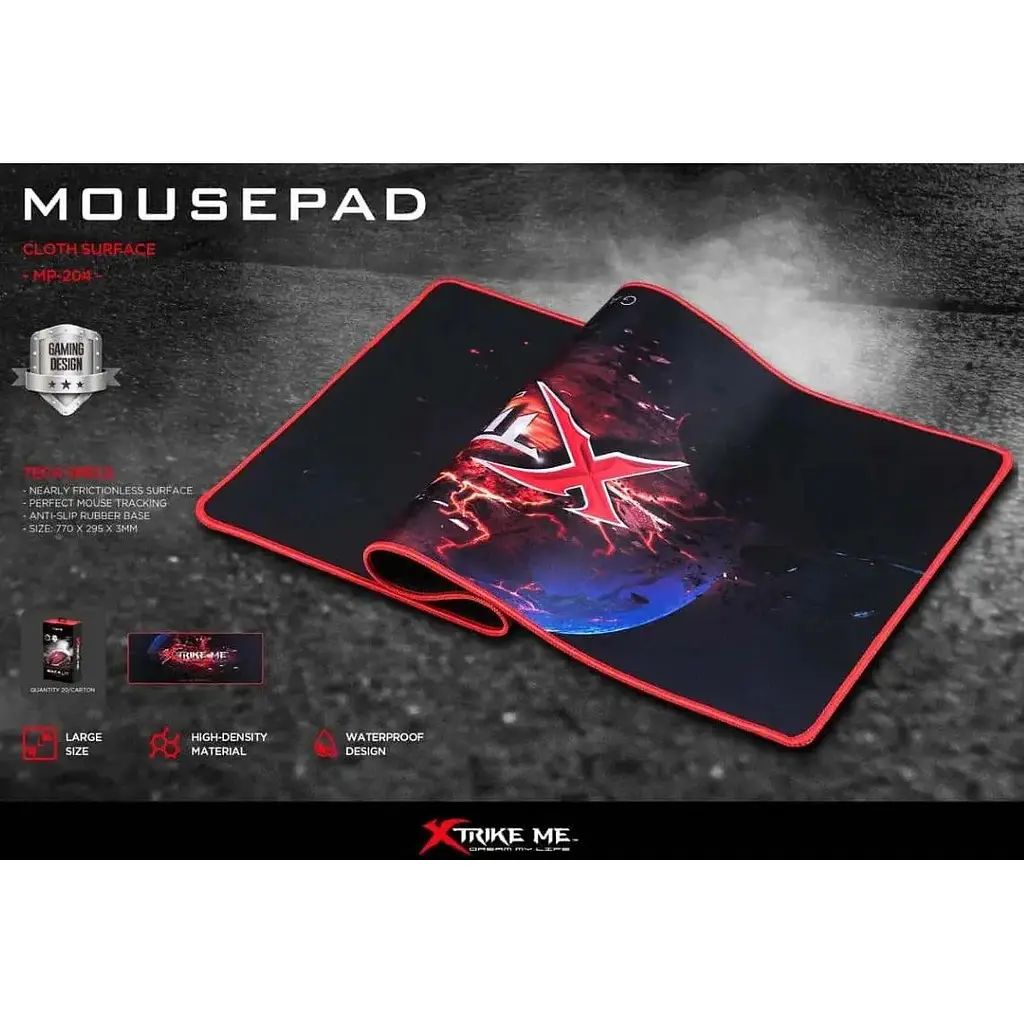 Ігрова поверхня Xtrike ME MP-204 Waterproof килимок для мишки 770х295х3 мм - фото 5