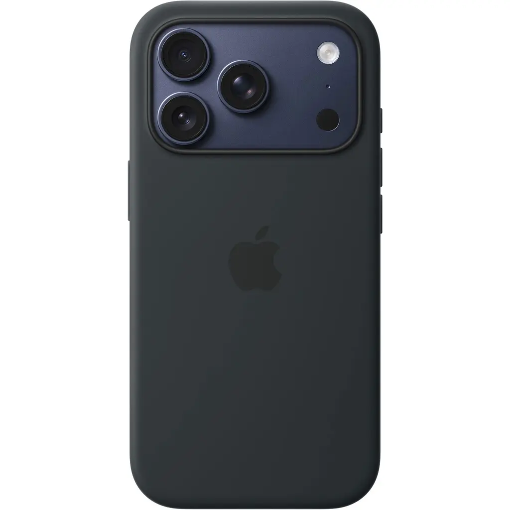 Чохол Silicone Case with Button, Animation & MagSafe для Apple iPhone 17 Pro Black AAA [153242] - фото 3