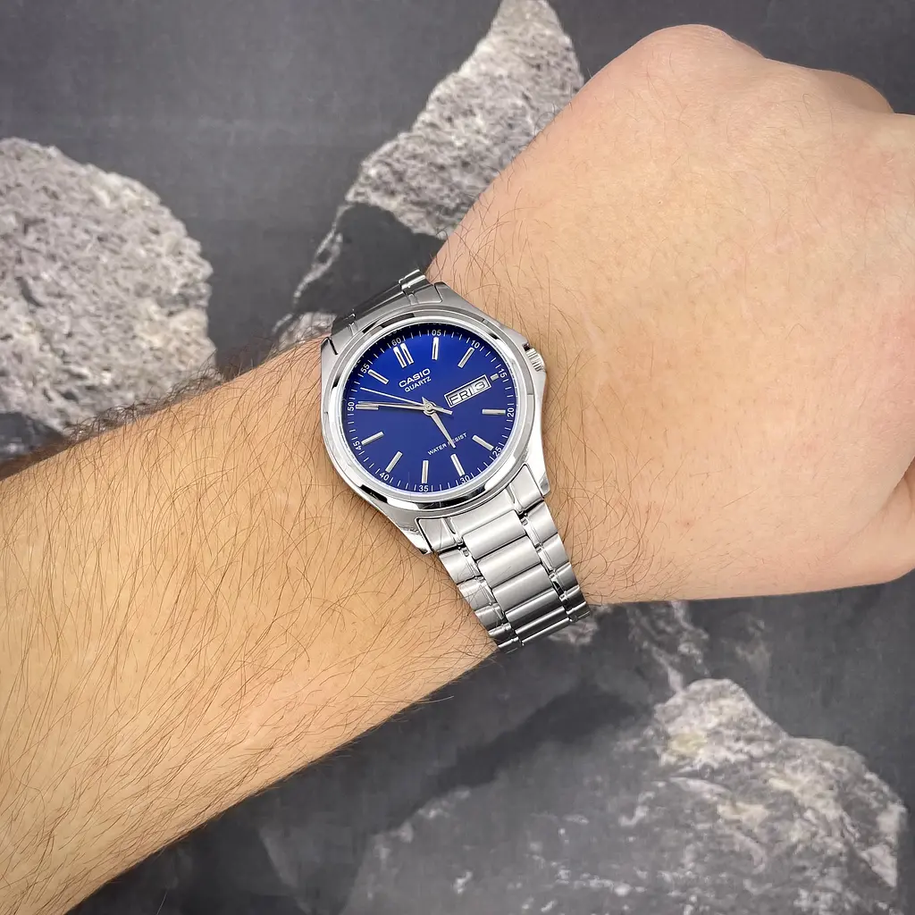 Чоловічий годинник Casio MTP-1239D-2A Сріблястий ( AT1141-0107 ) - фото 7