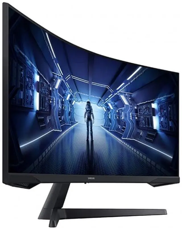 Монiтор Samsung 34" Odyssey G5 (LC34G55TWWIXUA) VA Black Curved - фото 4