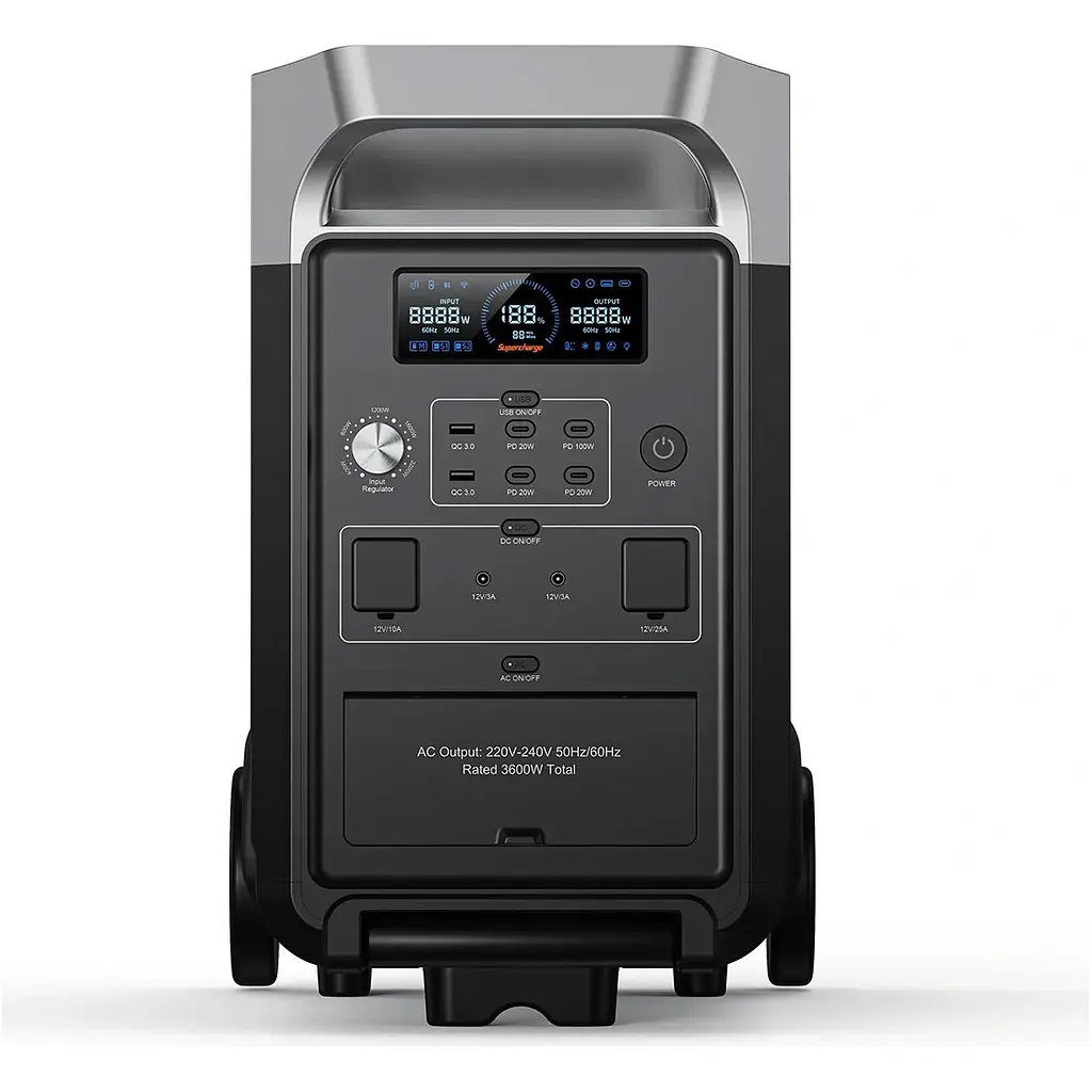 Зарядна станція Fossibot F3600 Pro Black [114114] - фото 3