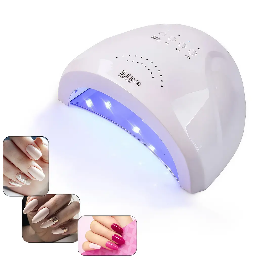 УФ лампа для манікюру ультрафіолетова біла лампа для нігтів UV-LED Nail Lamp SunOne - фото 2
