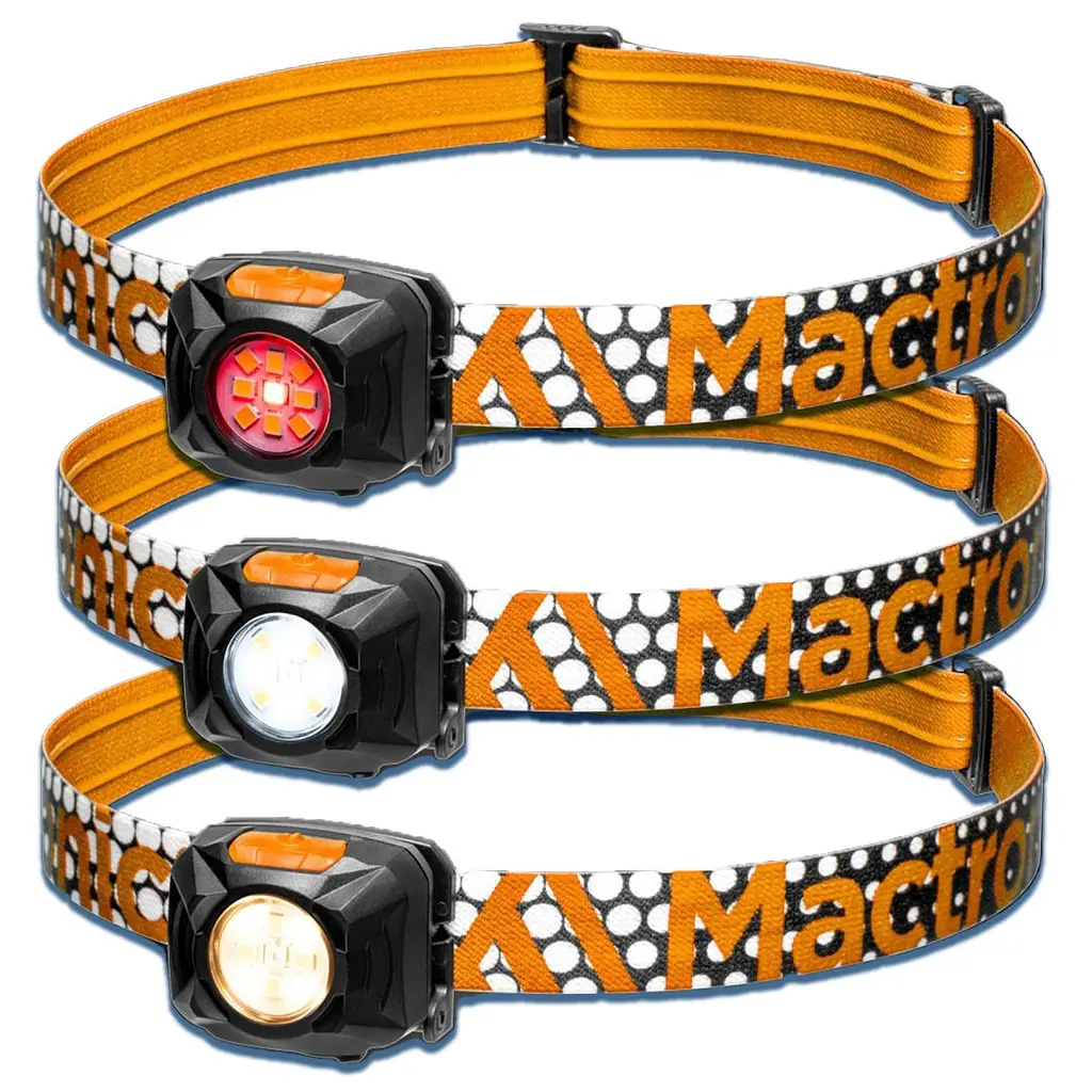Ліхтар налобний Mactronic Rebel (400 Lm) Cool/Warm White/Red LED Recharg Type-C (AHL0061UC) - фото 2