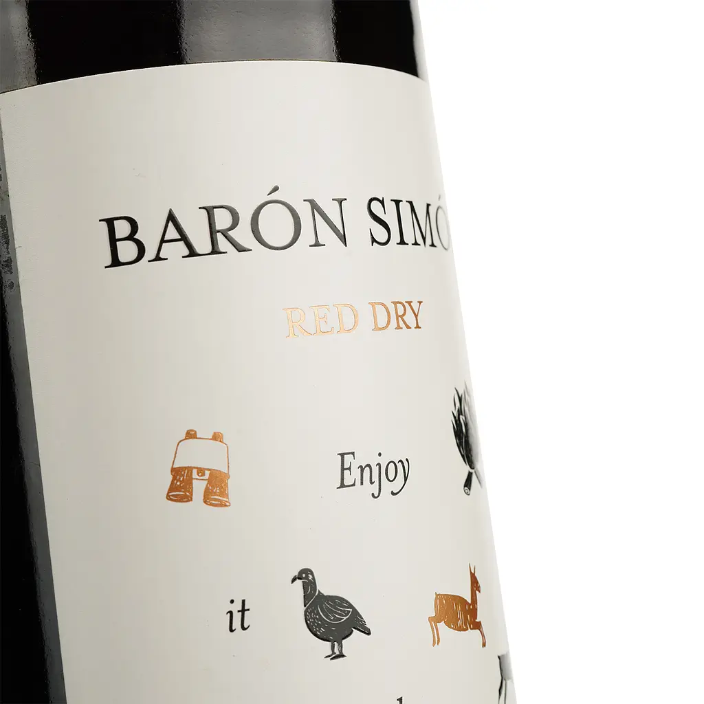 Вино Baron Simon Tinto, червоне, сухе, 0,75 л - фото 3