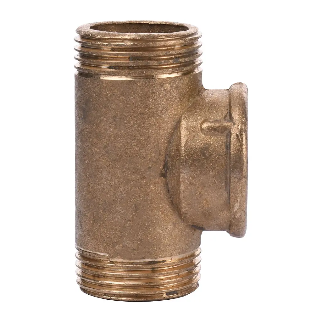 Трійник латунний 3/4″ЗР х 3/4″ВР х 3/4″ЗР ливарний 658Б 000016589 - фото 3