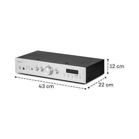 Стереоусилитель Auna AMP-CD608 DAB HiFi (10035299) - фото 7