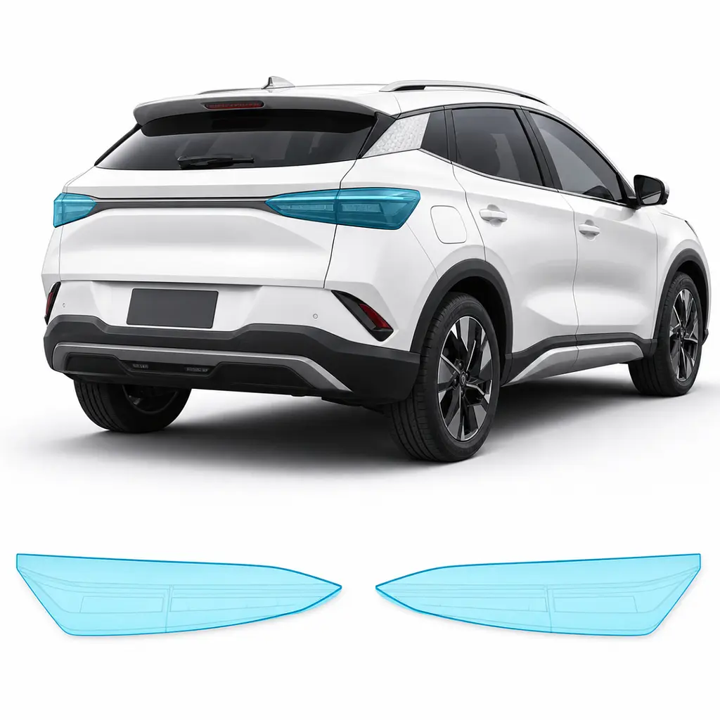 Антигравійна захисна бронеплівка за лекалами для BYD Atto 3 (Yuan Plus) I facelift 2025- задні ліхтарі стопи