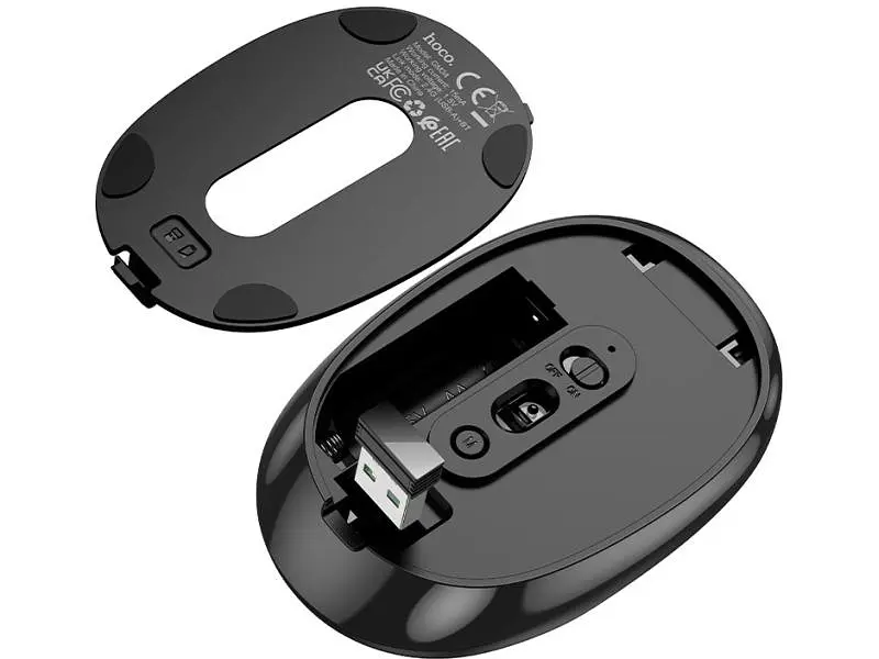 Миша Hoco GM34 Nuevo Black (6942007632782) - фото 3
