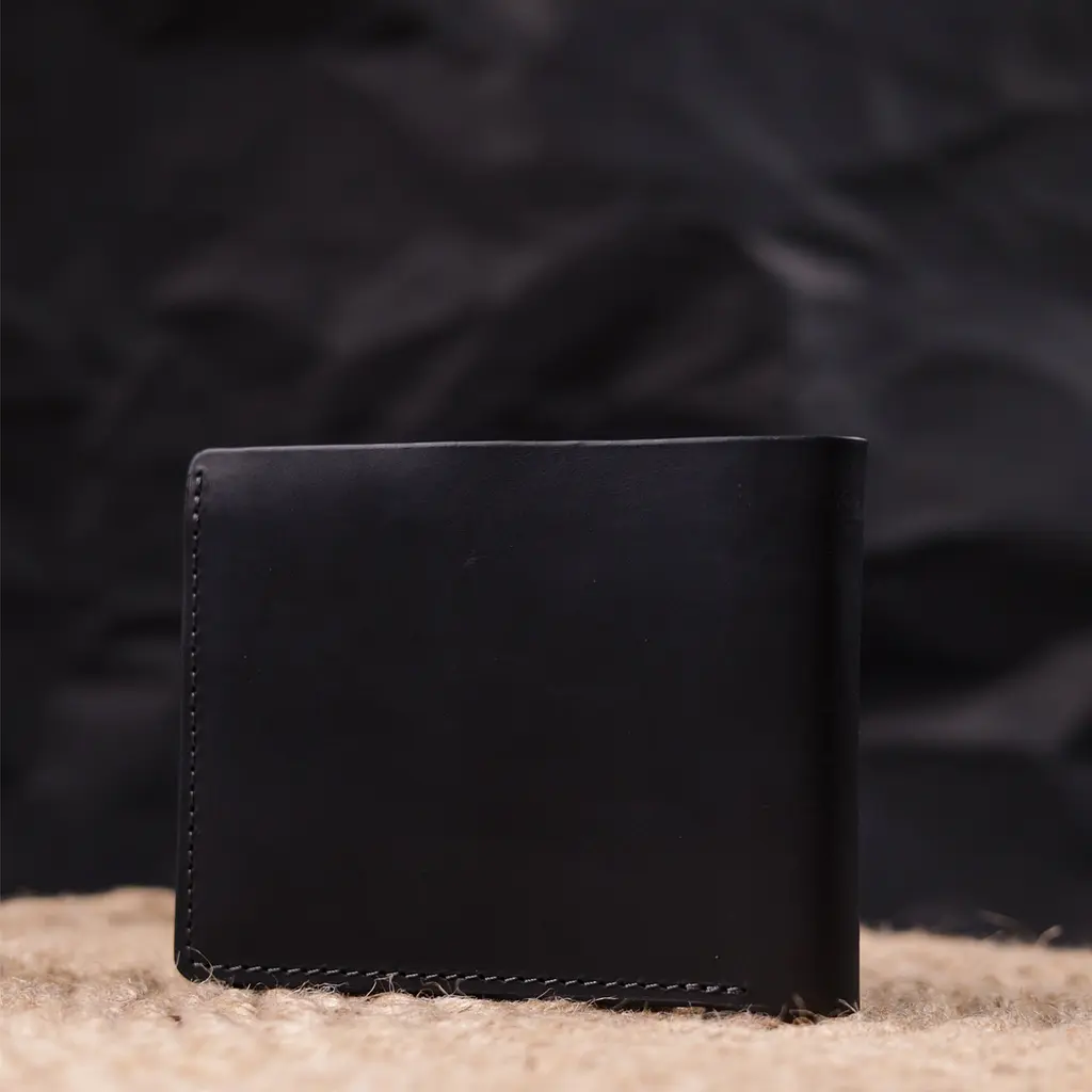 Мужской кожаный кошелек Grande Pelle 11.5х9х1 см acs0024004 - фото 7