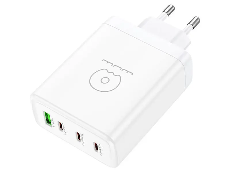 Мережевий зарядний пристрій WUW C158 100 W White - фото 2