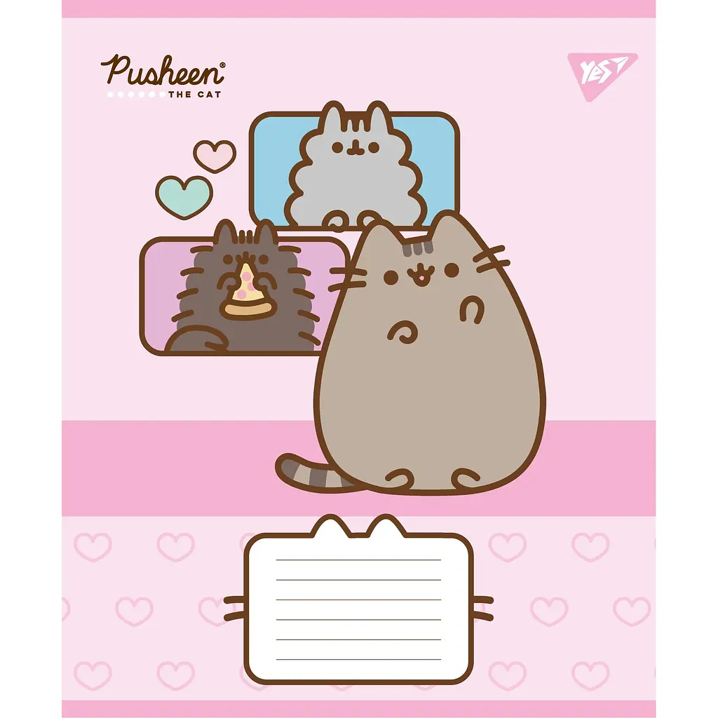 Набір зошитів Yes Pusheen Funny А5, 18 аркушів 25 шт. (767606) - фото 2
