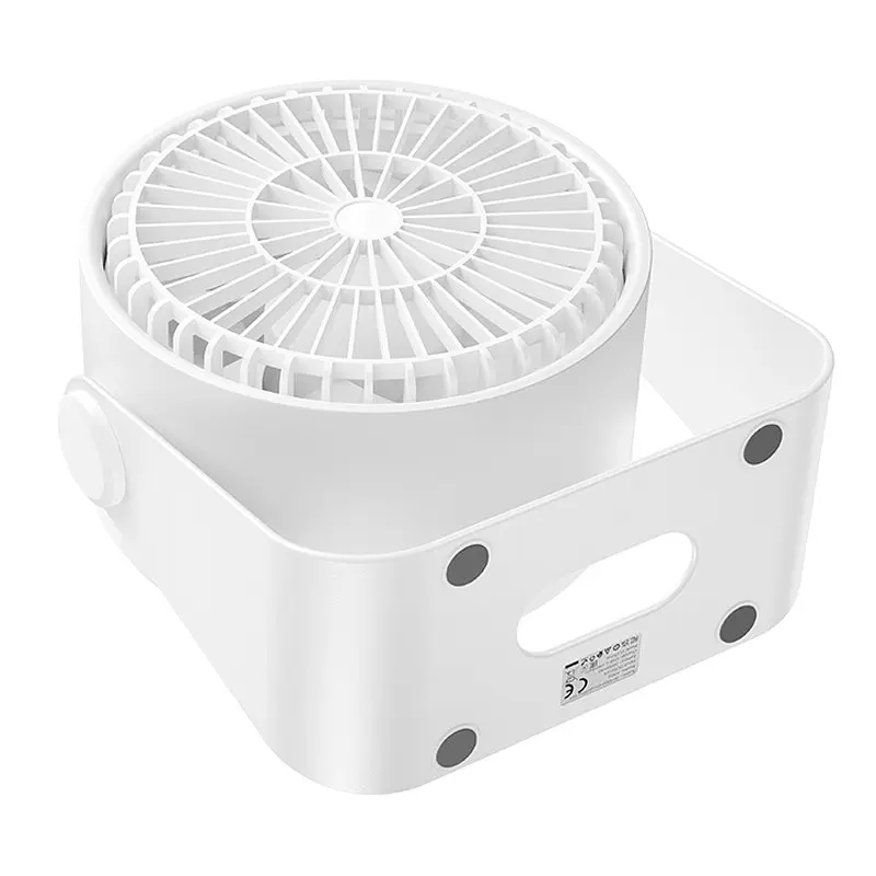 Настільний вентилятор Hoco HX66 desktop circulating fan 3000 mAh White - фото 7