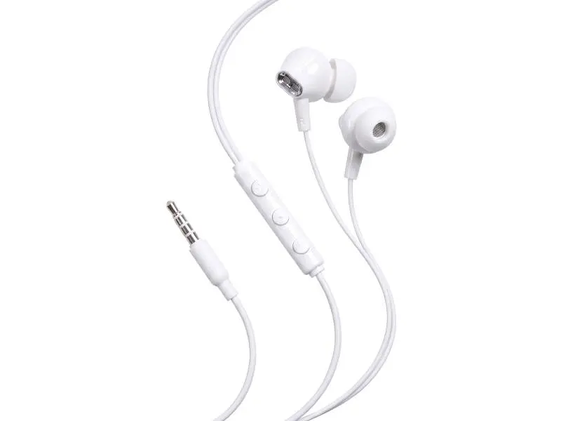 Навушники з мікрофоном Vention Echo Lite 3.5mm In-Ear Wired White (GBAWAV) - фото 2