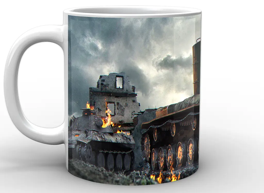 Кружка GeekLand World of Tanks Світ танків постер WT.02.004 - фото 2