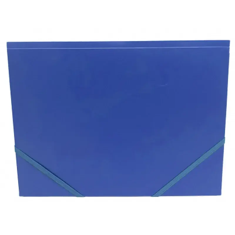Папка на резинках H-Tone А4, синя (FOLD-HT-JJ40941-BL) - фото 2