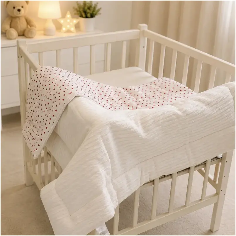 Плед дитячий MirSon Premium Pique Little hearts 110х140 см (2200013892694) - фото 6