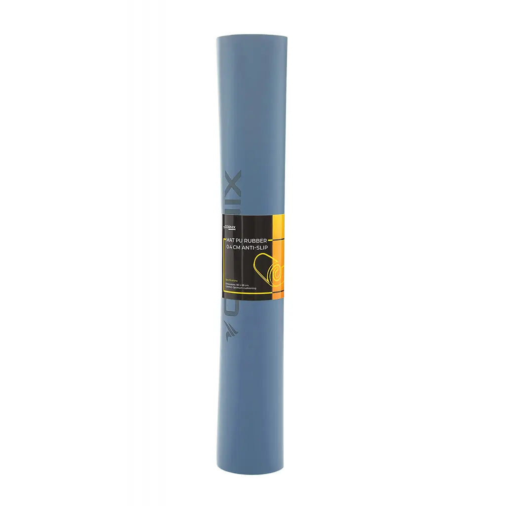 Килимок спортивний Cornix PU 183 x 68 x 0.4 см для йоги та фітнесу XR-0319 Blue - фото 6