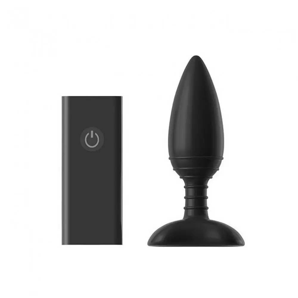 Анальна пробка з вібрацією та дистанційним керуванням Nexus Ace Remote Control Vibrating Butt Plug S, 10х3 см, чорний