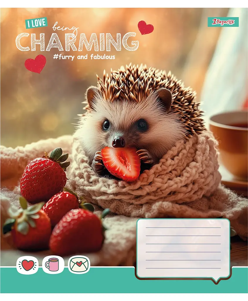 Зошит 1 вересня Charming А5, 18 аркушів в лінію (768186) - фото 4