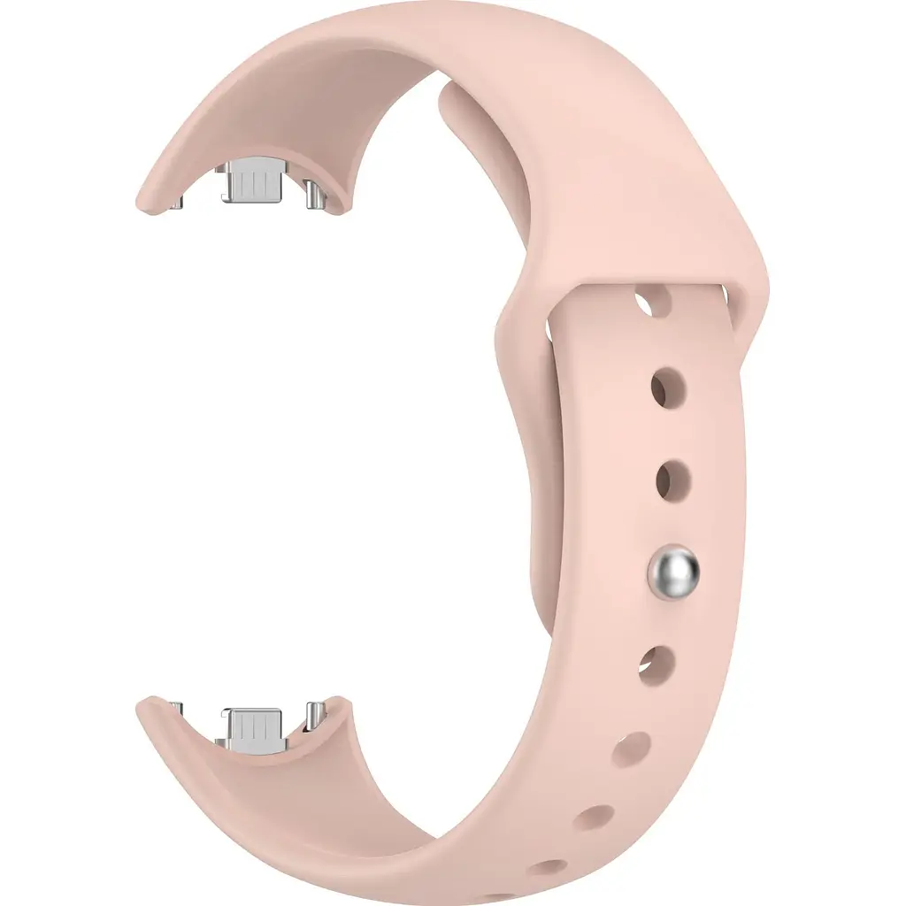 Ремінець для фітнес-браслету Xiaomi Smart Band 8 / 9 / 10 Soft Touch Pink Sand [154945] - фото 2